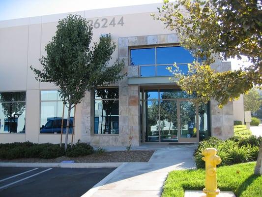 Our office at 26244 Enterprise Court