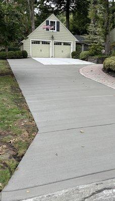 concrete driveway