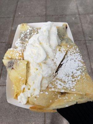 Banana and Nutella Crepe