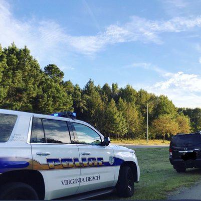 Police pull over on Dam Neck Rd in Virginia Beach