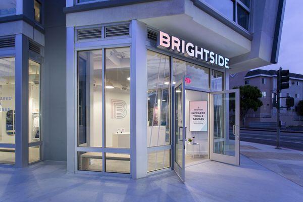 Welcome to the Brightside. We're on the corner of Washington Blvd next to Orangetheory and Lodgebread!