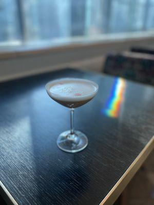 Whiskey Sour at golden Hour