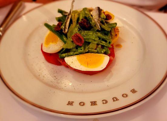 Salade d'Haricots Verts et Tomates