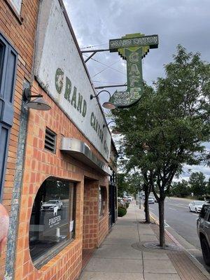 The outside entrance to Proper Meats