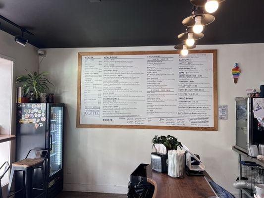 Interior - Menu Board