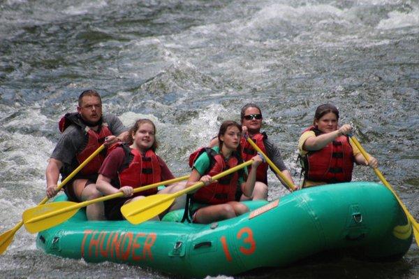 Rolling Thunder Whitewater Rafting on the Nantahala.