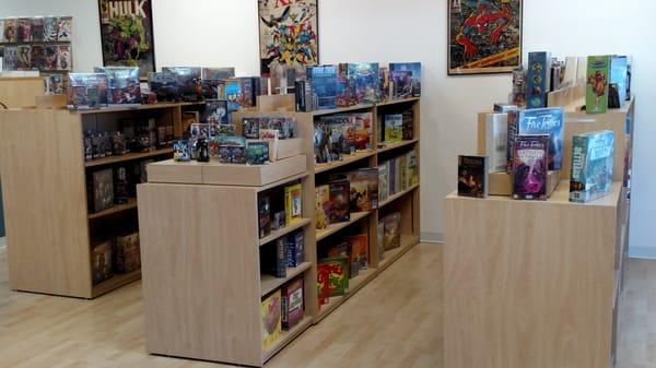 We carry a wide variety of board games.