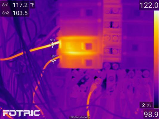 Loose Wire Connection In Electrical Panel