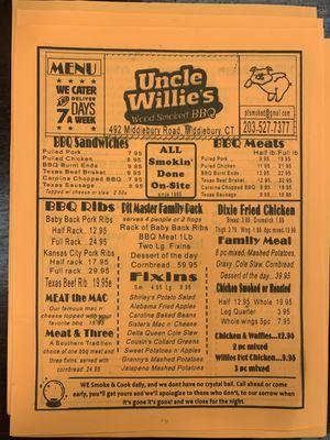 Uncle Willie’s Wood Smoked BBQ