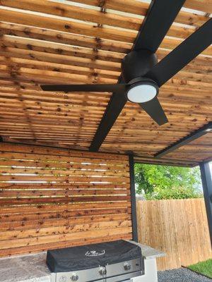 Outdoor ceiling fan