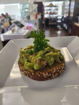 Guacamole toast