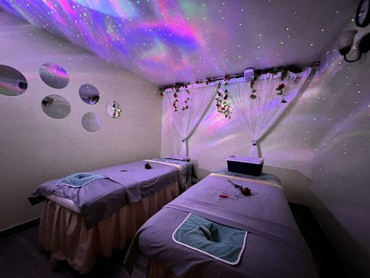 Beautiful Couples Massage Room