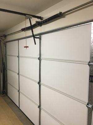 Inside Garage door with Insulation.