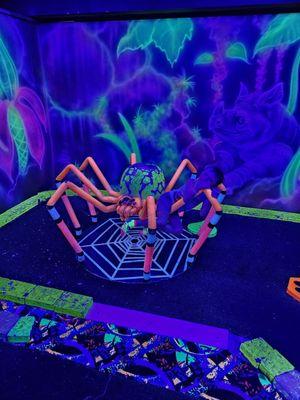 Spider mini golf course!