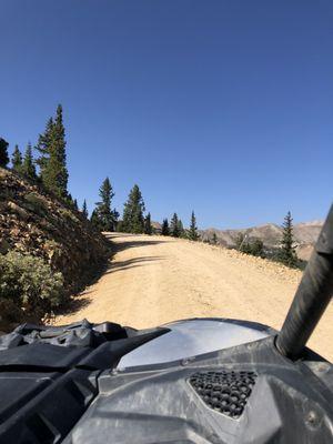 Road up to Cumberland Pass.