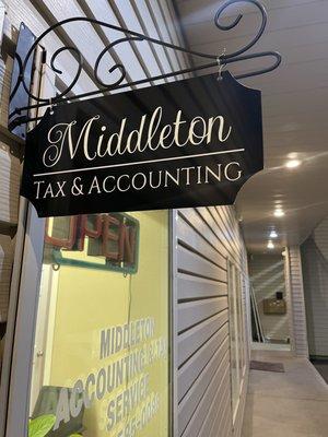 Middleton Tax & Accounting sign