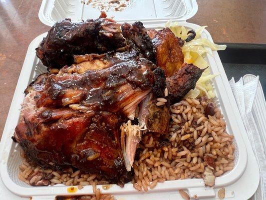 Jerk Chicken Meal (DARK MEAT)