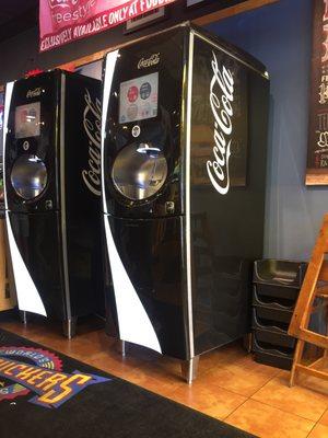 Coke fountains! Thumbs up!