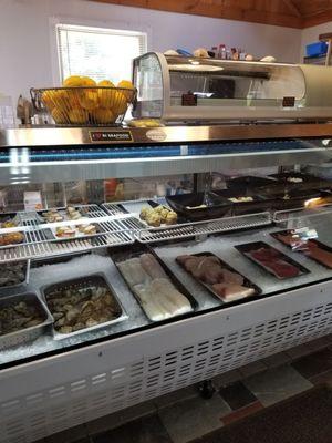 Seafood counter