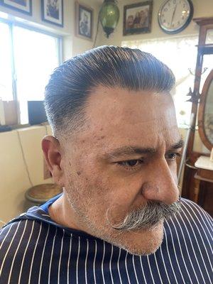 Hailing from Los Angeles and always stops by for his fresh fade ....