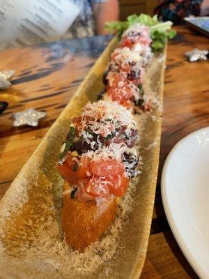 Bruschetta appetizer