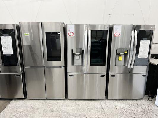 New shipment this week! Come check us out. Lots of refrigerators, washers and dryers. New open box. 1 year warranty. 30%-50% OFF