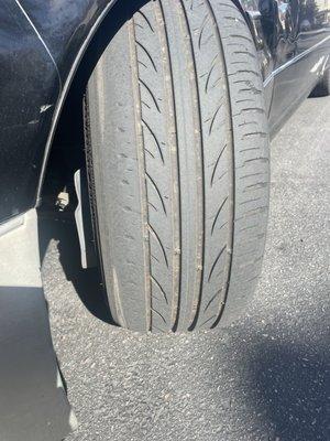 Wear from bad alignment