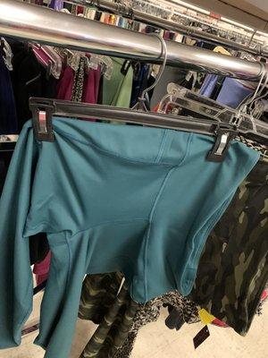 Great way to hang pants! You can see the waistline without removing the item from the hanger.