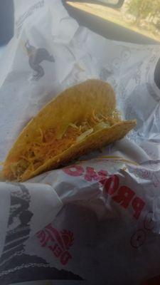 The tacos we got looked like this