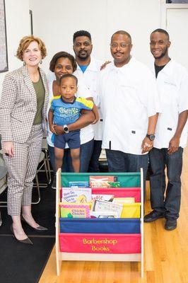 Barbershop Books supported by the Mayor