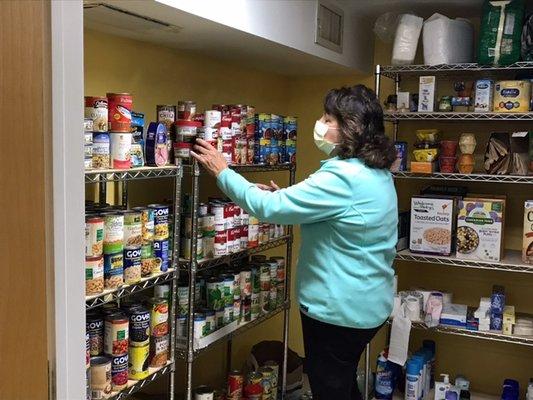 Our food pantry volunteers rock!!  Thank you for all you do!