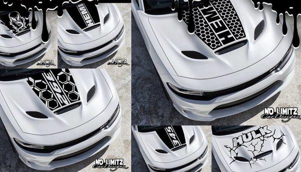 Car hood wraps