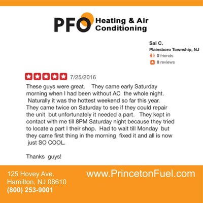 PFO Heating & Air Conditioning