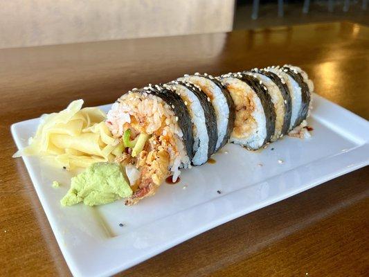 Super spider shrimp roll. Yum!