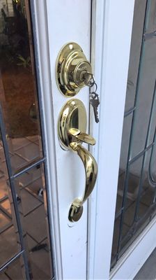 Kwikset lock set Looking  great every time