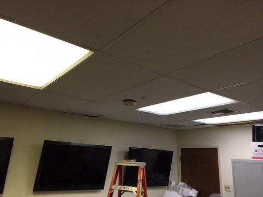 LED Lighting Retrofit.