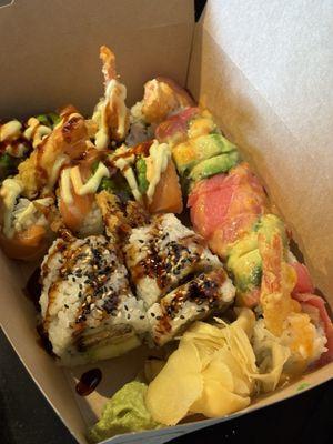 Sushi Tuesdays - carry out rolls.