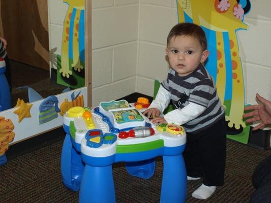 Tot Drop (child care) is available to parents within the facility for a maximum of two hours.