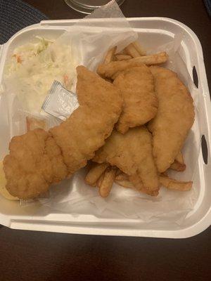 chicken finger dinner