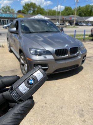 2010 BMW X6 new key supply and programming done