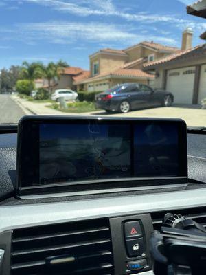 New upgraded iDrive display screen on my 2013 BMW 328i.