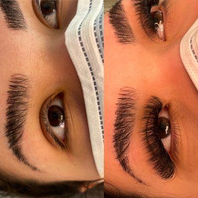 Full set mega volume lashes by owner