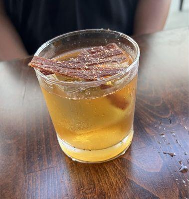 The Jamaican jerk old fashioned is a unique cocktail combination that just works! You will not be disappointed.