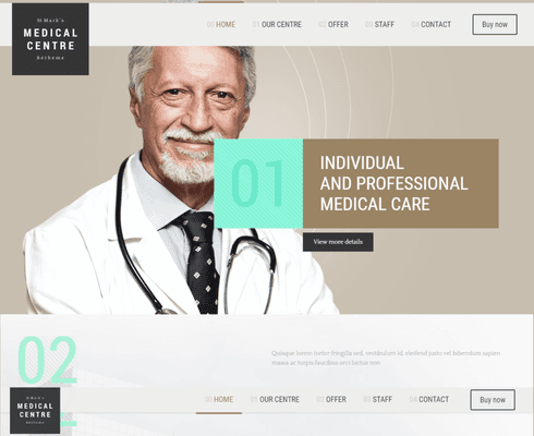 Houston Web Design - Web Theory Designs - Web Design Houston - Medical Mockup