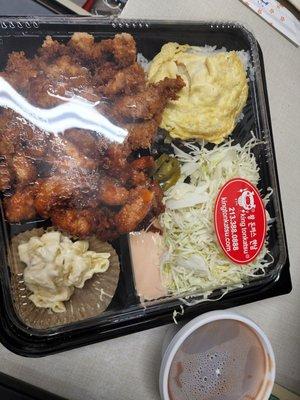 Chicken cutlet & spicy chicken plate