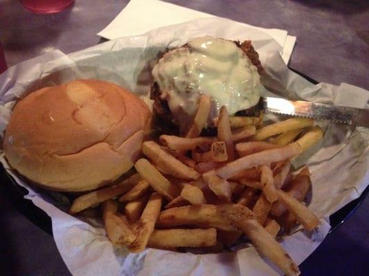 The Leola burger- double bacon, mushroom, and swiss. Heart attack but worth it!