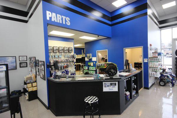 Professional parts department.