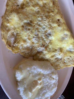 Western omelette and grits