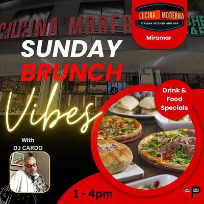 Sunday brunch flyer