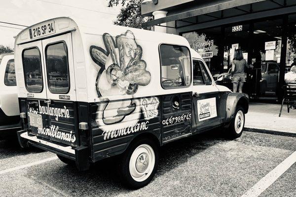 Authentic French delivery truck.